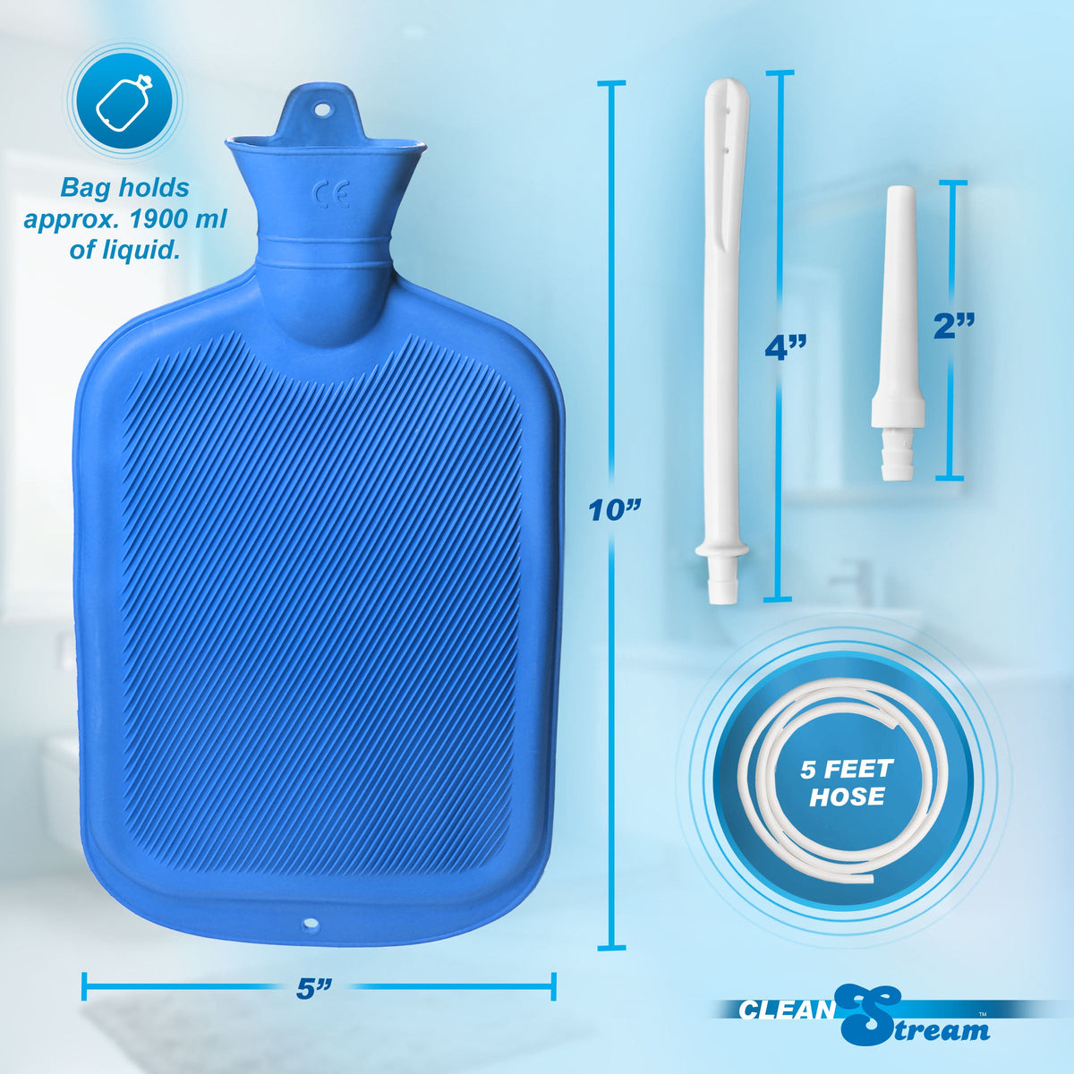 CleanStream Water Bottle Cleansing Kit – Complete Cleaning System > Essentials > Douches