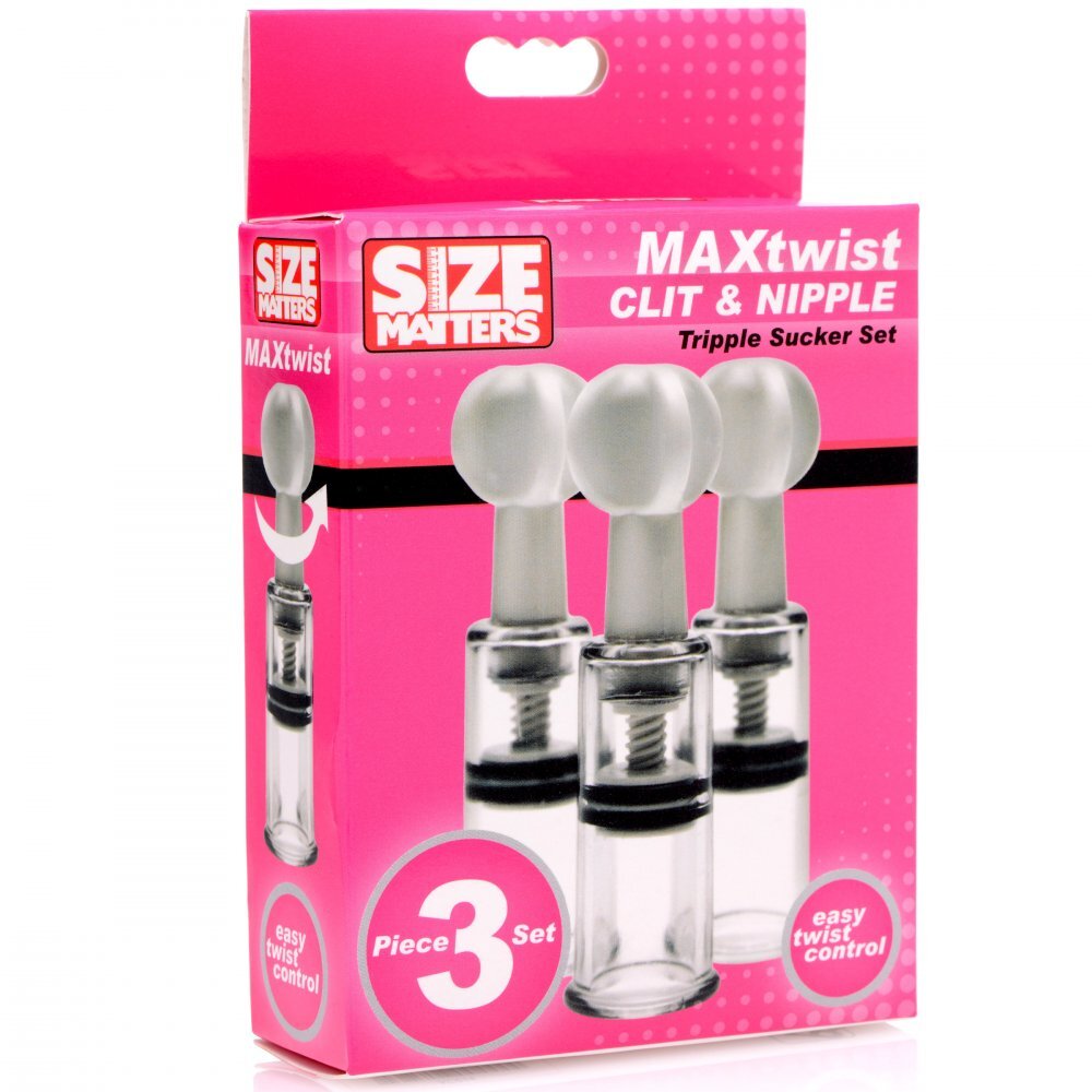 Size Matters Max Twist Clit And Nipple Suction Mini Set > Sex Toys > Nipple Suckers