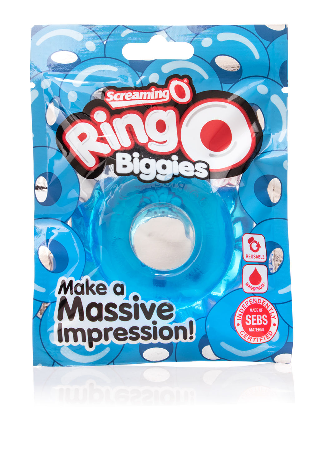 Screaming O Ringo Biggies Black Reusable Waterproof Cock Ring COCK RINGS