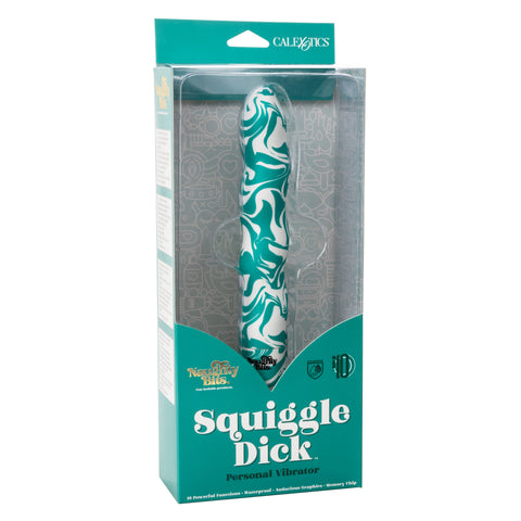 Naughty Bits Squiggle Dick Personal Vibrator With Curvy Design Vibrators