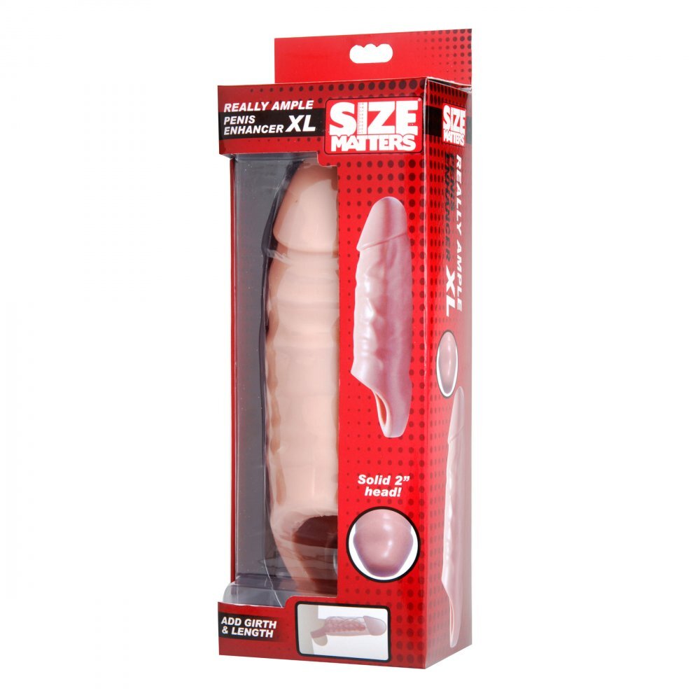Size Matters Really Ample XL Flesh – Jumbo Penis Enhancer > Sex Toys For Men > Penis Sleeves