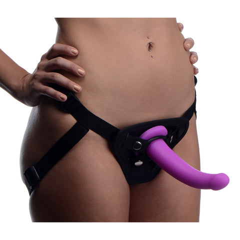 XR Navigator Strap On Adjustable Harness With G Spot Dildo 7" Inches > Dildos > Strap On Harnesses