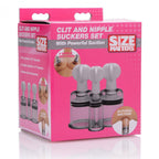 Size Matters Clit and Nipple Sucker Set – Compact Suction Stimulator > Sex Toys > Nipple Suckers