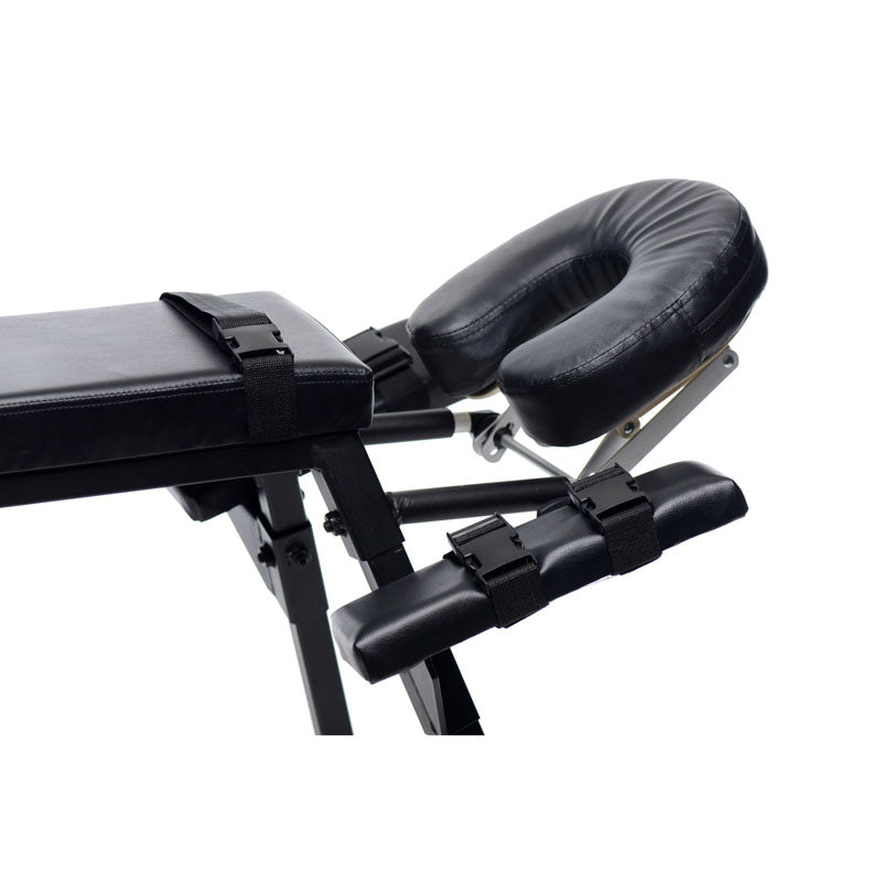 Master Series Obedience Extreme Sex Bench with Restraint Straps in Black PU Leather, 27 Inch Height, 50 Inch Width > Sex Toys > Sex Furniture