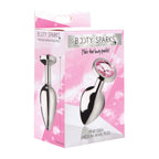 Booty Sparks Pink Gem Medium Aluminium 3.2" Anal Plug > Anal Range > Jewel Butt Plugs