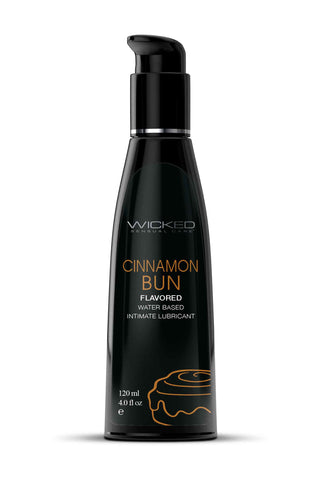 Wicked Aqua Cinnamon Bun Lubricant 120 ml (4 oz) - Sweet Pleasure Default Title Flavoured Lube