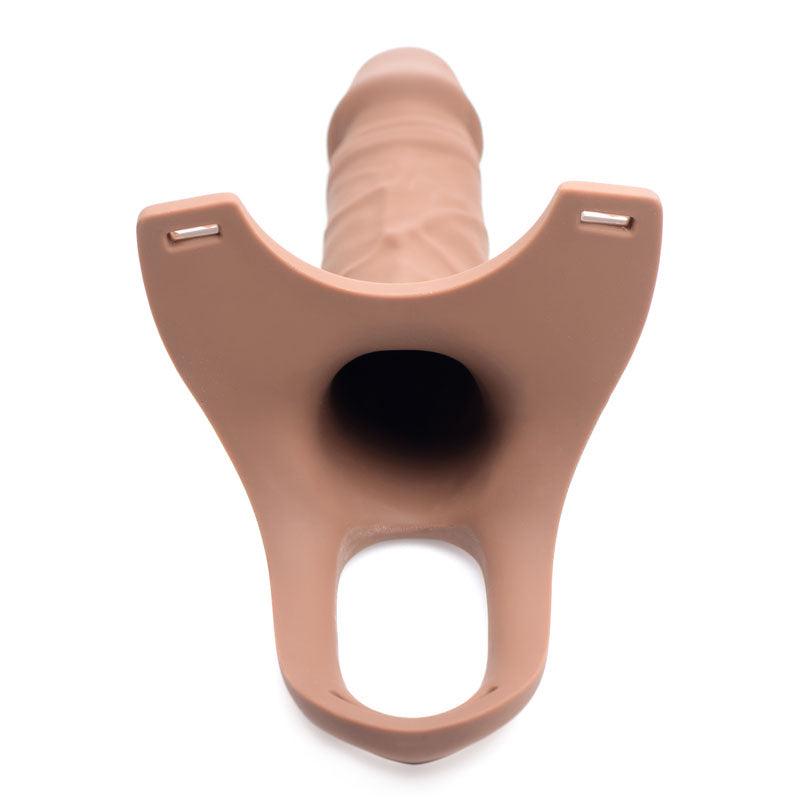 Size Matters Silicone Dildo Strap-On - 15.2 cm Hollow Strap-On STRAP-ONS