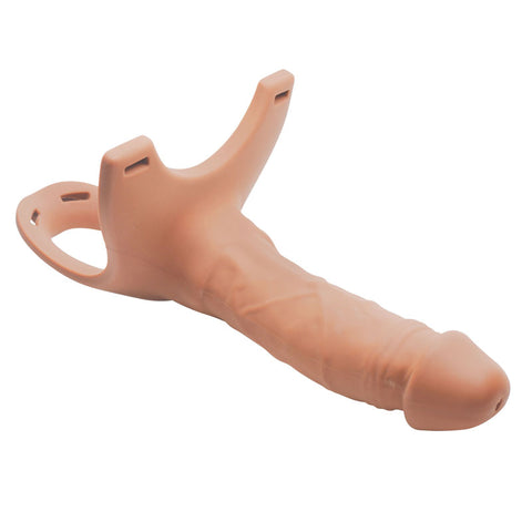 Size Matters Silicone Dildo Strap-On - 15.2 cm Hollow Strap-On STRAP-ONS