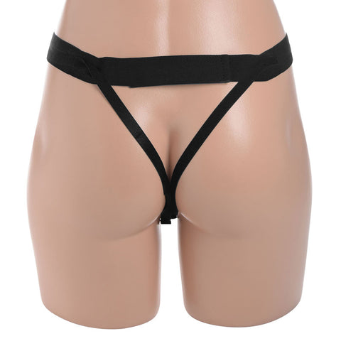 Size Matters Silicone Dildo Strap-On - 15.2 cm Hollow Strap-On STRAP-ONS