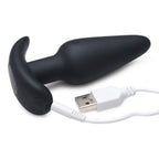 Silicone Butt Plug (Black) – Remote-Controlled 21X Vibrating Butt Plug > Anal Range > Vibrating Butt Plugs