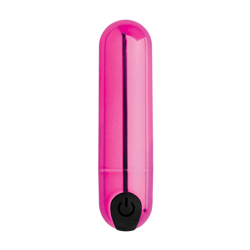 Bang! 10X Vibrating Metallic Bullet - USB Rechargeable Bullet BULLETS