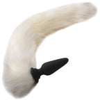 Snap-On Silicone Anal Plug with Three Interchangeable Animal Tails > Anal Range > Tail Butt Plugs