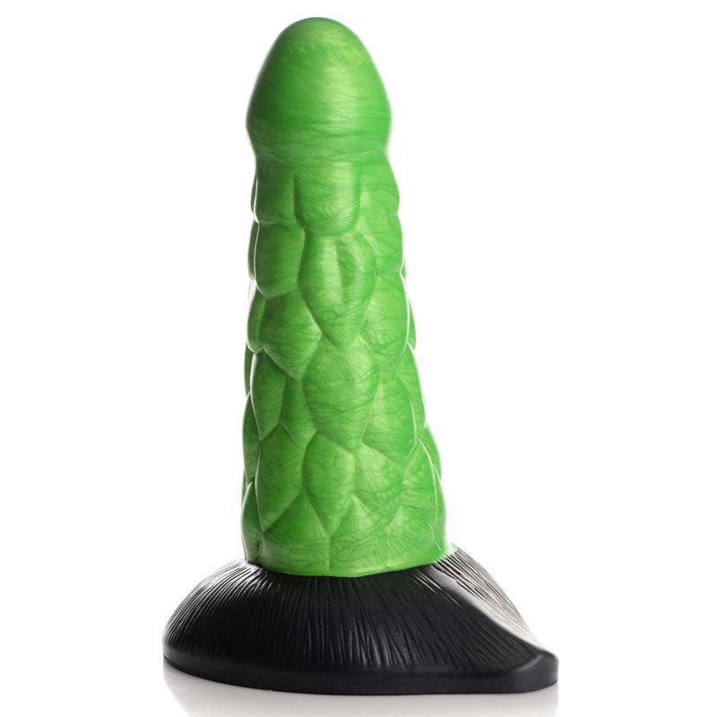 Creature Cocks Radioactive Reptile (Metallic Green) – 19cm Thick Scaly Silicone Dildo 7.5 Inch > Dildos > Fantasy Main image