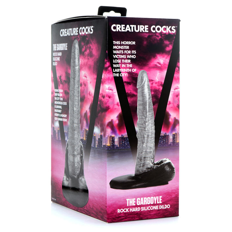 Creature Cocks The Gargoyle (Rock Hard) Silicone Dildo – Textured Silicone 8 Inches > Dildos > Fantasy
