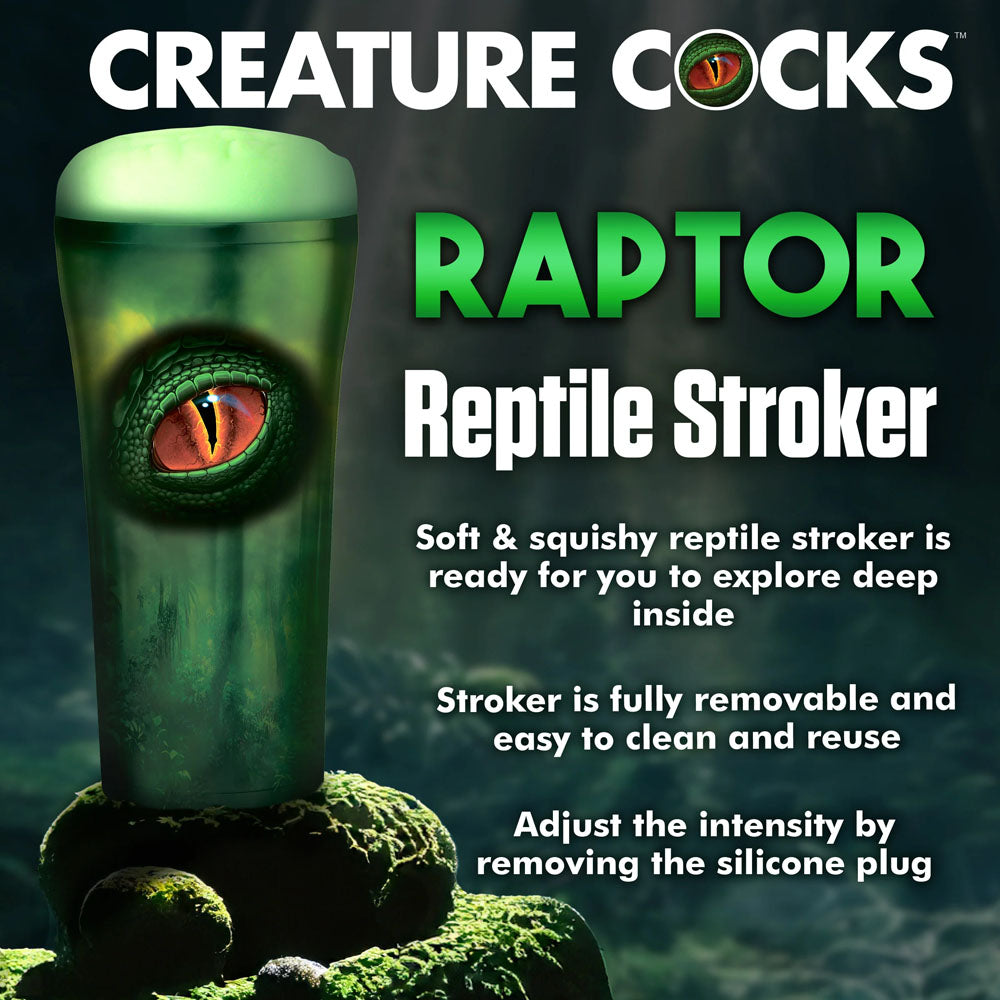 Creature Cocks Raptor Reptile Stroker Adult Sex Toy Strokers - Fantasy
