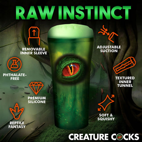 Creature Cocks Raptor Reptile Stroker Adult Sex Toy Strokers - Fantasy