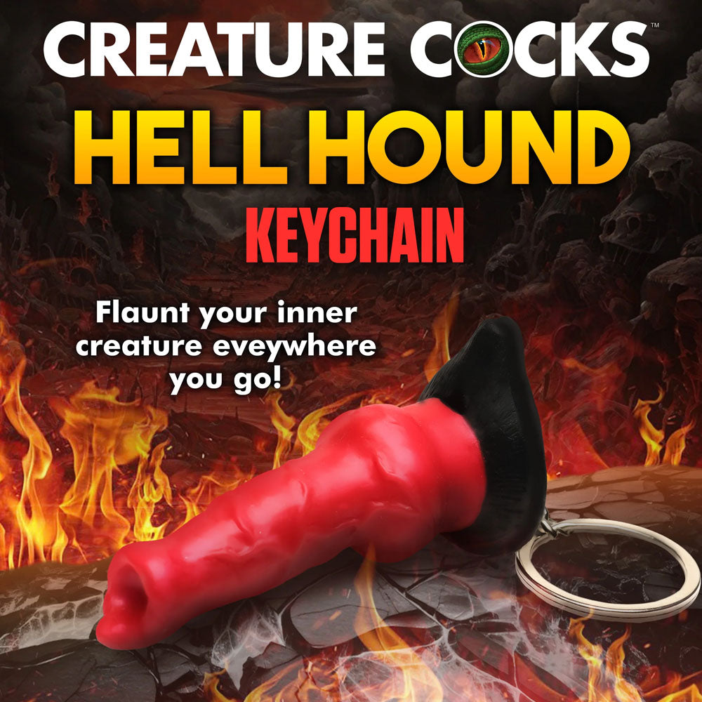 Creature Cocks Hell-Hound Keychain Novelty Fantasy Dildo Keyring > Novelties > Gag Gifts
