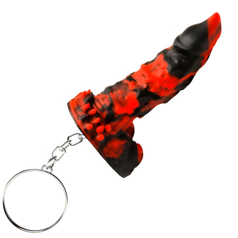 Creature Cocks Fire Demon Keychain Fantasy Accessory Gag Gifts & Novelties