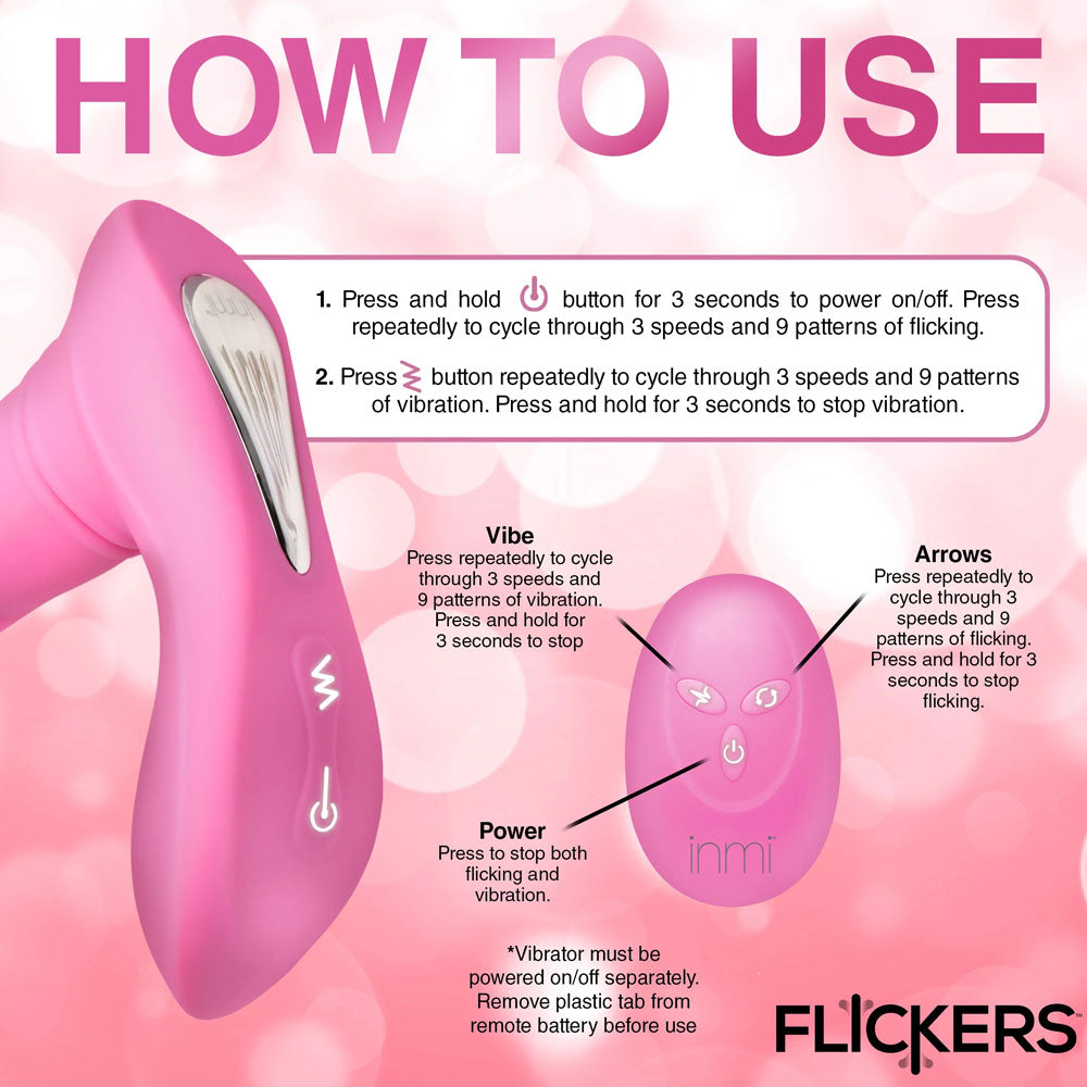 Inmi Flickers G-Flick Flicking G-Spot Vibrator for Ultimate Pleasure STIMULATORS