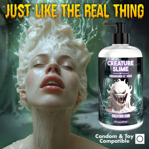 Creature Slime Lubricant by Creature Cocks 8 Ounce Bottle Speciality Lubricants