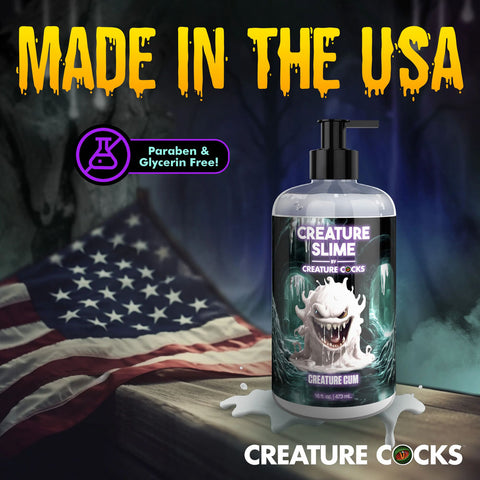 Creature Slime Lubricant by Creature Cocks 8 Ounce Bottle Speciality Lubricants
