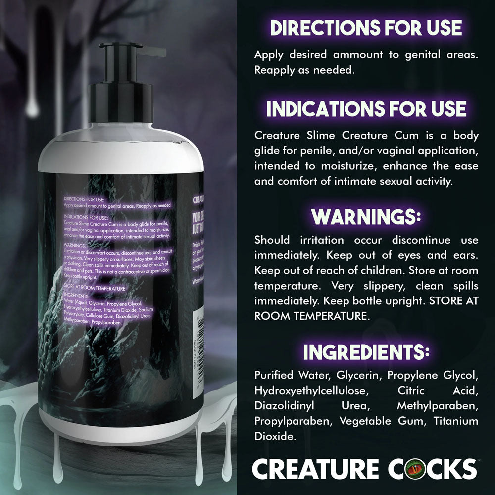 Creature Slime Lubricant by Creature Cocks 8 Ounce Bottle Speciality Lubricants