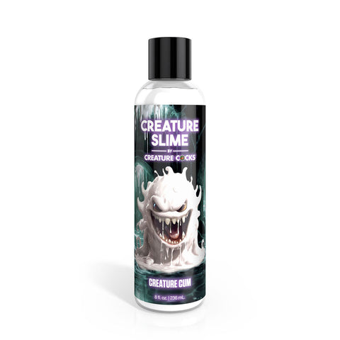 Creature Slime Unscented Jizz Lubricant 8 Ounce Bottle Clear Speciality Lubricants
