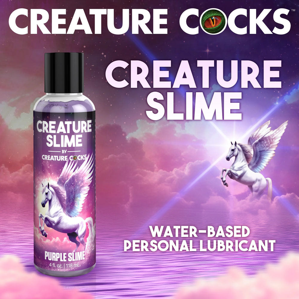 Creature Slime Purple Water Based Lubricant 4 Ounce Speciality Lubricants