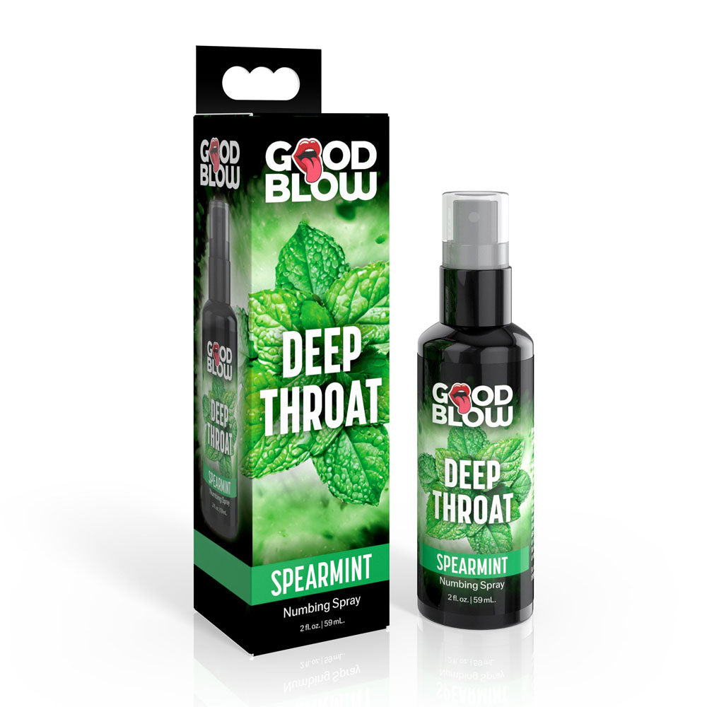 Good Blow Deep Throat Spray (Spearmint) – Spearmint Flavored Numbing Spray 59 ml > Lube > Oral Gels & Sprays