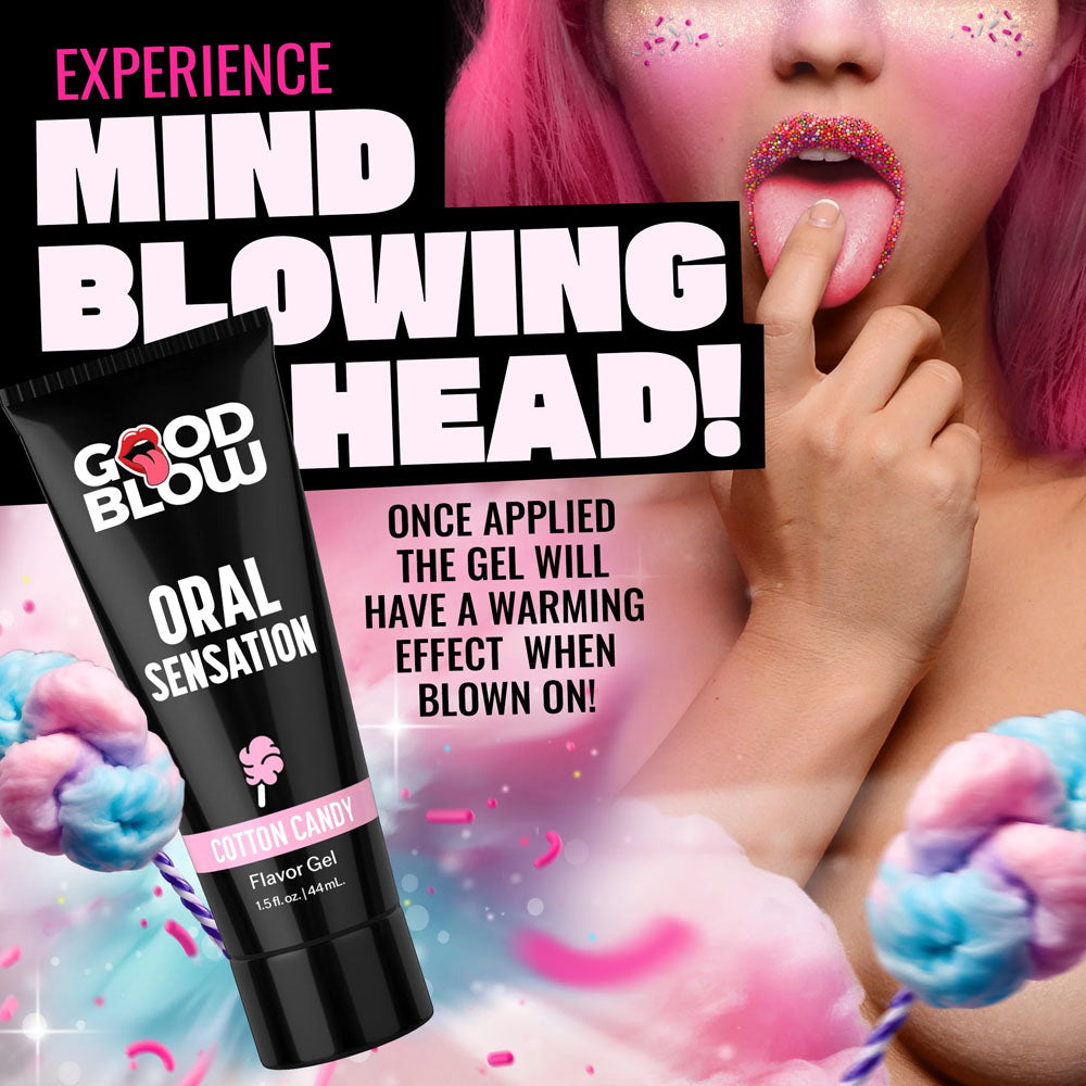 Good Blow Oral Sensation Gel Cotton Candy Flavor 44ml Tube > Lube > Oral Gels & Sprays
