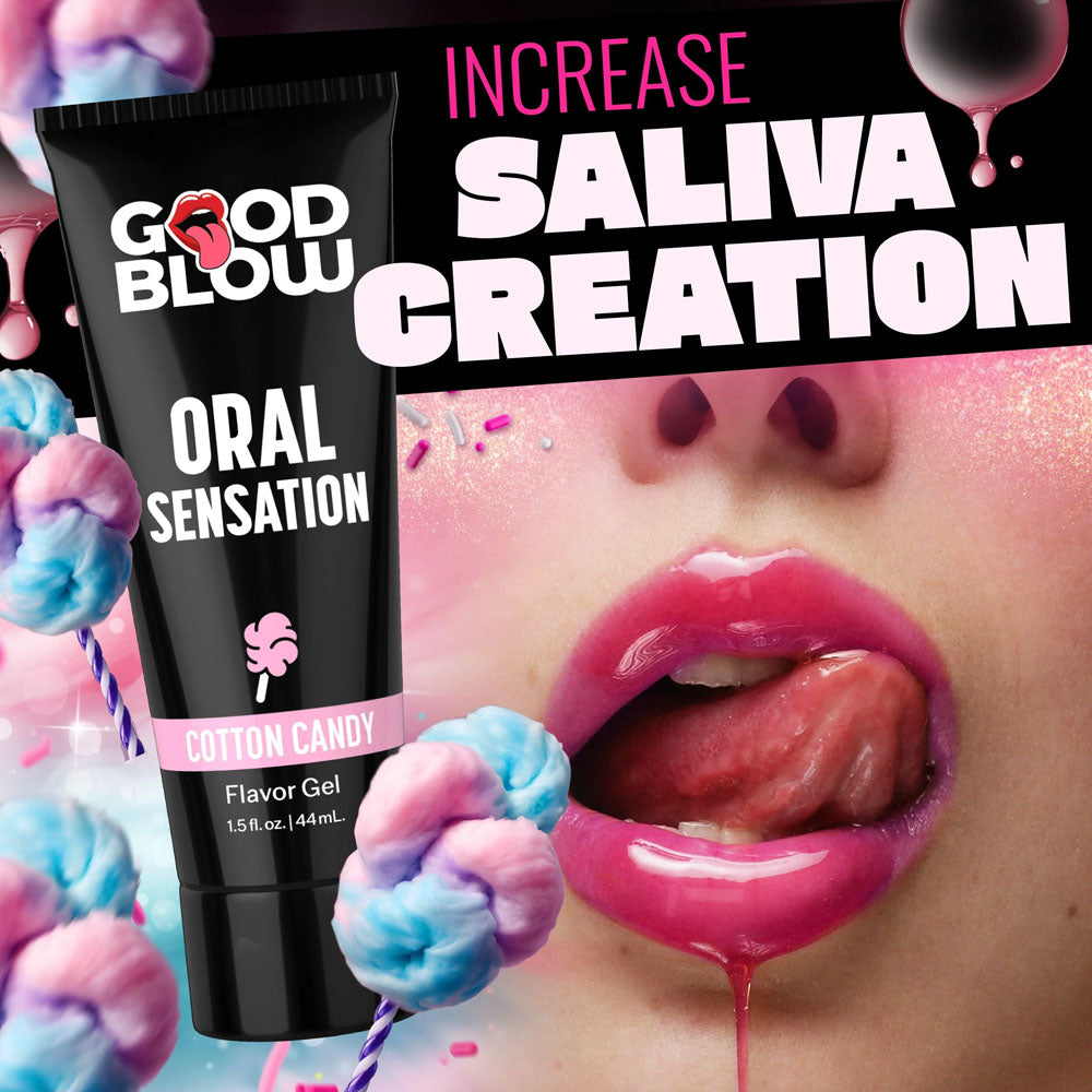 Good Blow Oral Sensation Gel Cotton Candy Flavor 44ml Tube > Lube > Oral Gels & Sprays