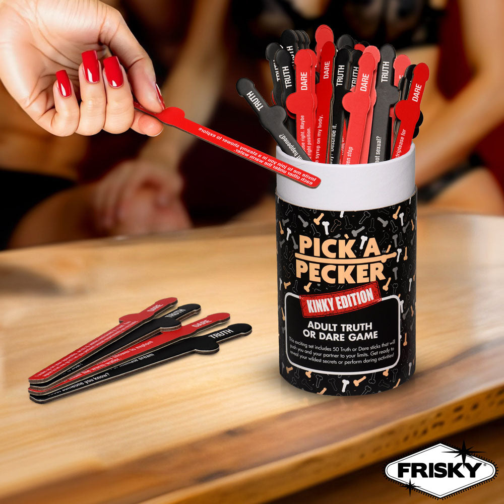 Pick a Pecker Kinky Edition Truth or Dare Adult Game Cards > Novelties > Bachelor & Bachelorette Items