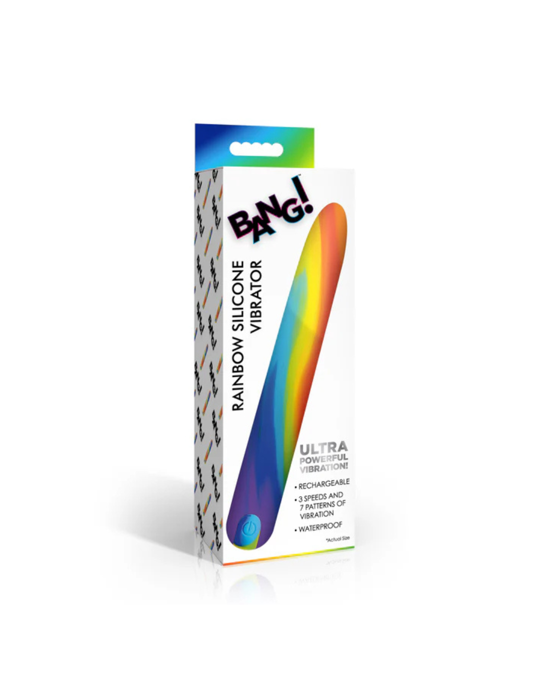 Bang Rainbow Silicone Vibrator for Ultimate Pleasure and Self-Care Moments Rainbow Vibrators