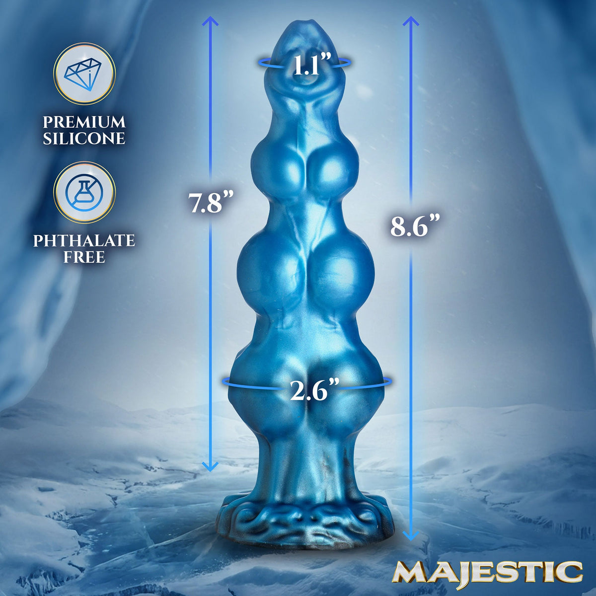 Auren Wolf King – Silicone 7.8 Inch Realistic Dildo > Dildos > Realistic Dildos
