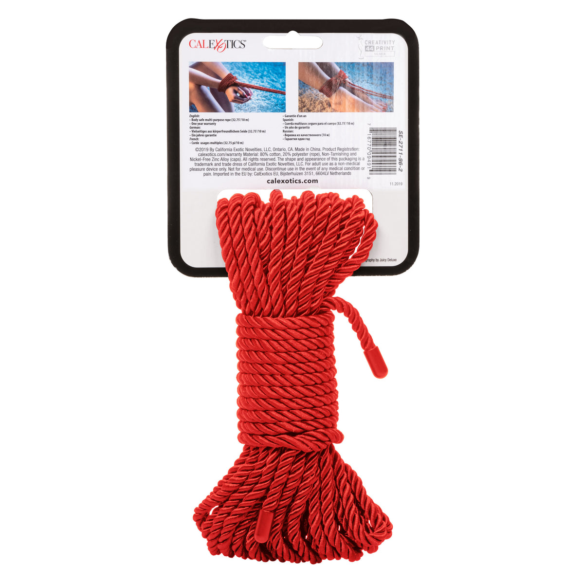 Scandal Red BDSM Rope 32.75ft Shibari Bondage Rope Toy > Bondage Gear > Rope
