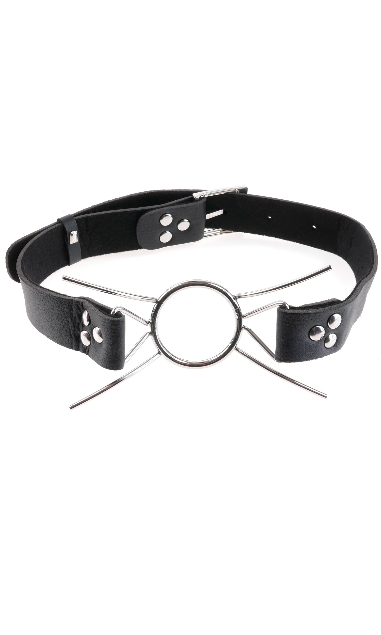 Fetish Fantasy Extreme Spider Gag – Steel Ring Wide-Open Gag