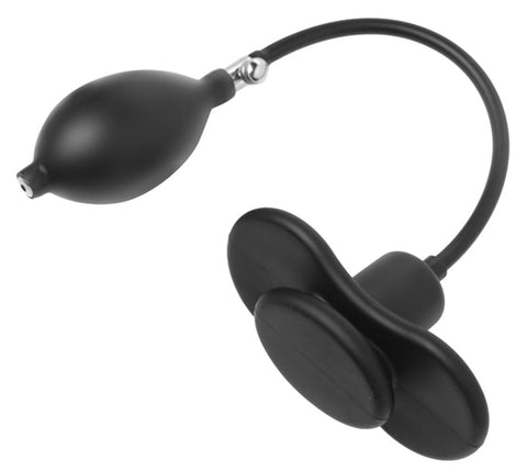 Inhibitor Inflatable Gag Mouth Restraint for BDSM Play Black Gags