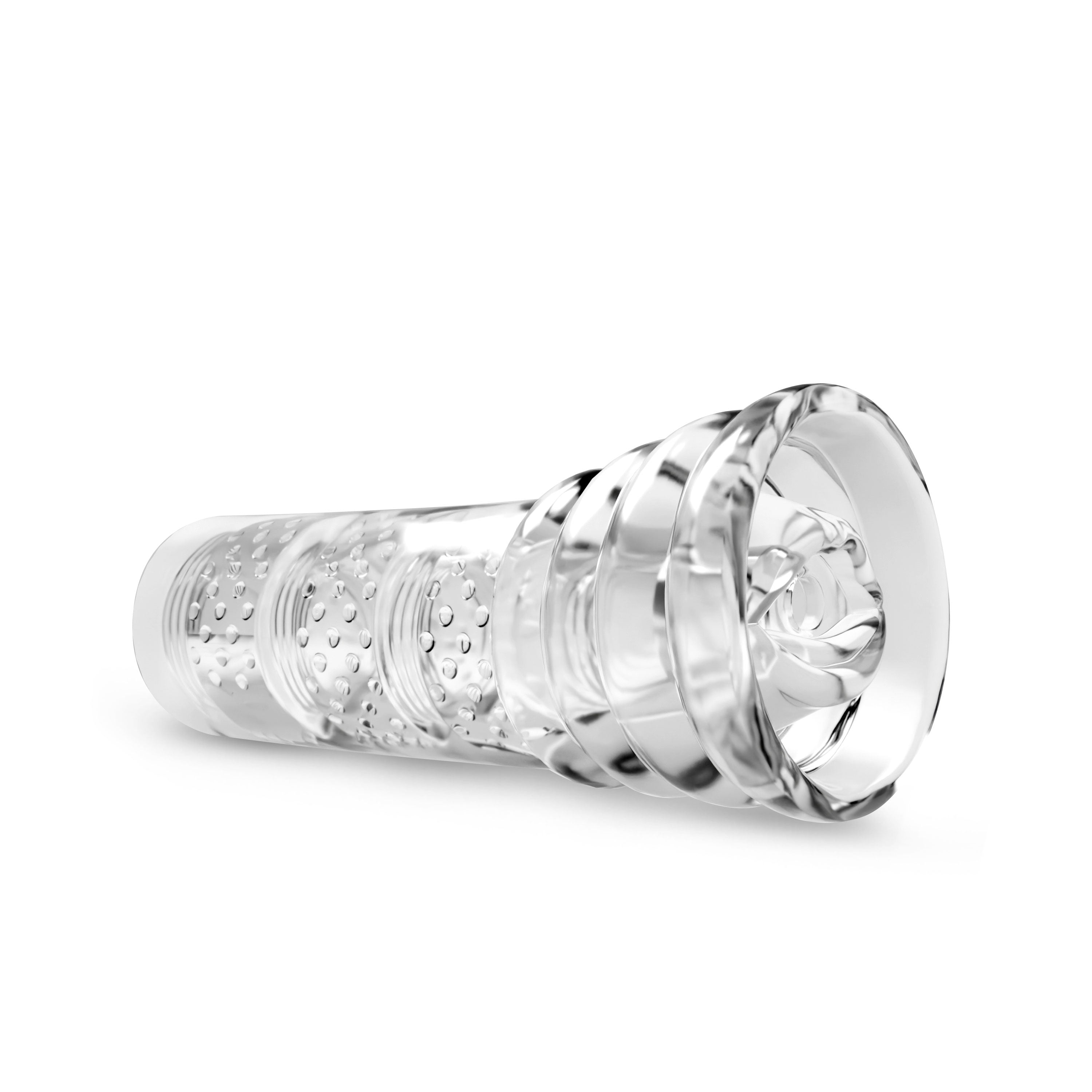 M For Men All Nighter Soft Wet Clear Male Masturbation Sleeve Strokers - Manual