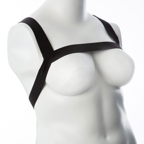 Gender Fluid Billie Harness L-XXL Black Elastic Stretch Unisex Body-Hugging Design Womens Harnesses