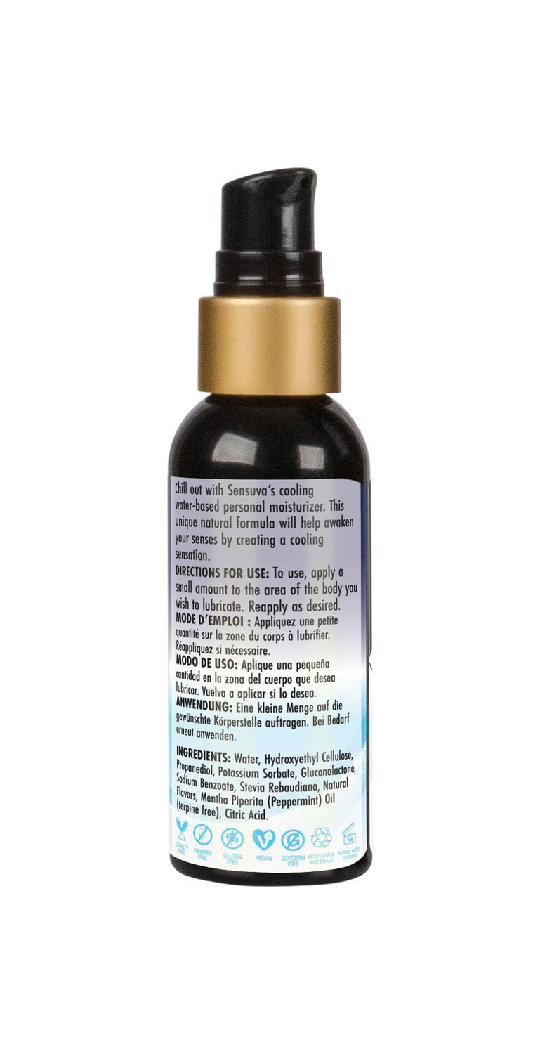 Sensuva Arctic Chill Natural Water-Based Cooling Lubricant – Personal Lubricant > Lube > Water Based