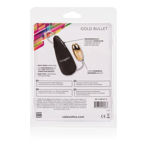 Golden Bullet Compact Vibrator for Intense Pleasure Moments BULLETS