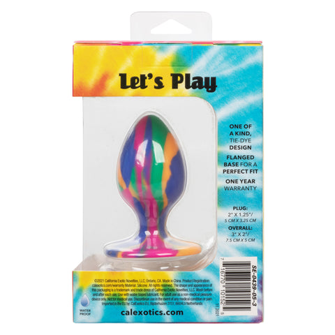Cheeky Medium Tie Dye Butt Plug Butt Plugs