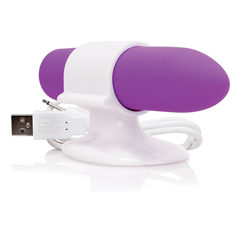 Charged Positive Rechargeable Bullet Vibrator with Strawberry Flavor BULLETS