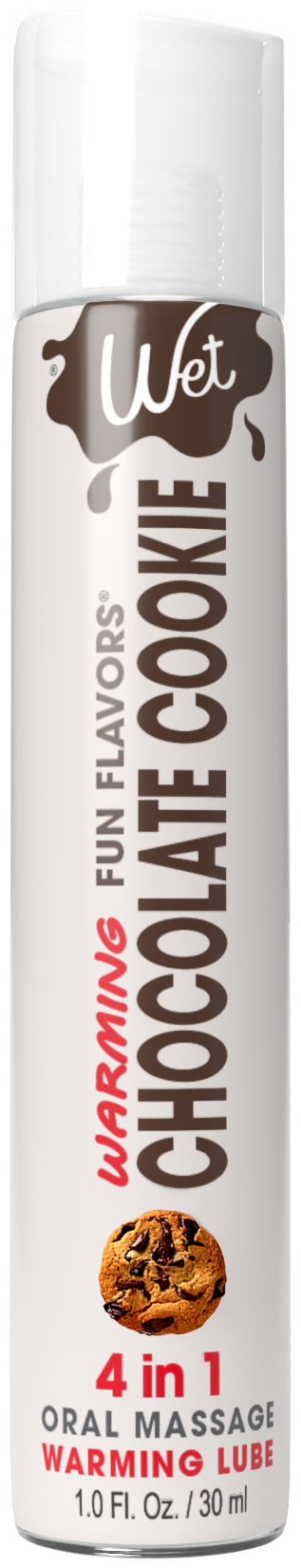 Wet Chocolate Cookie Warming Personal Lubricant 1 Oz Gel