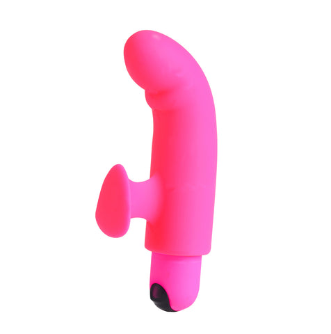 Sadie Silicone Finger Vibrator Pink With 10-Function Bullet Power Finger Stimulator