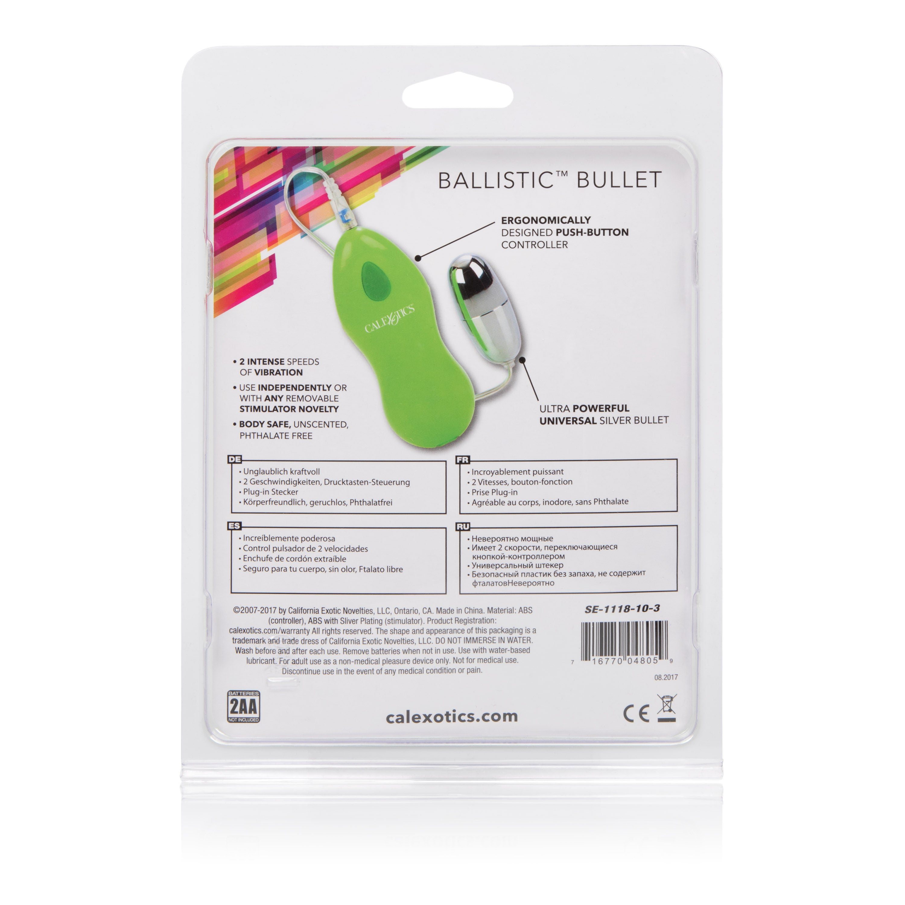 Ballistic Bullet Vibrator Compact Powerful Quiet Adult Toy BULLETS