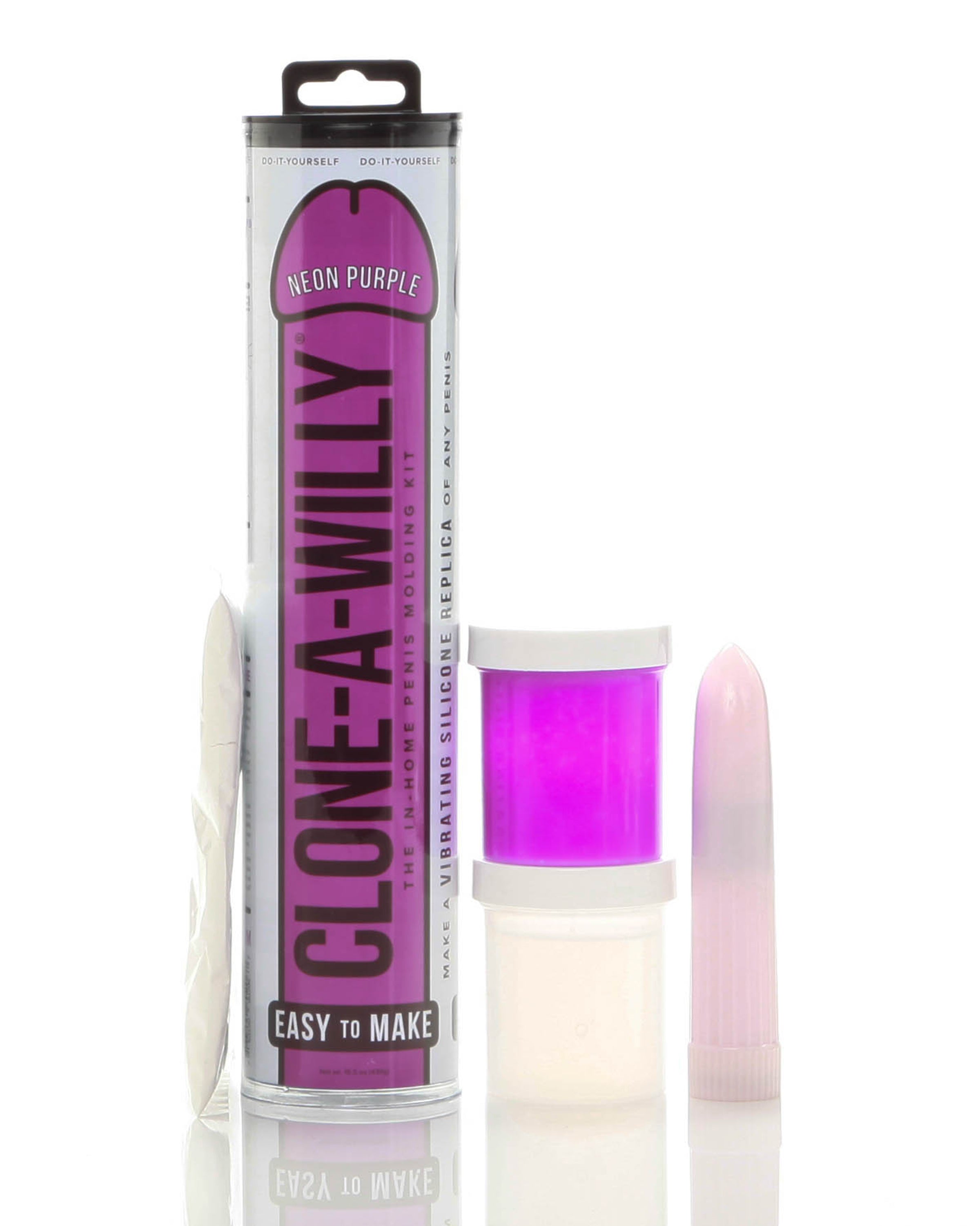Clone A Willy Neon Purple – Silicone Vibrator > Dildos > Mould Your Own Kits