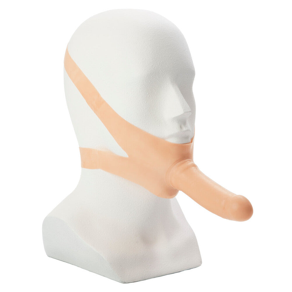 Accommodator 5 Inch Wearable Face Strap On Dildo Flesh STRAP-ONS