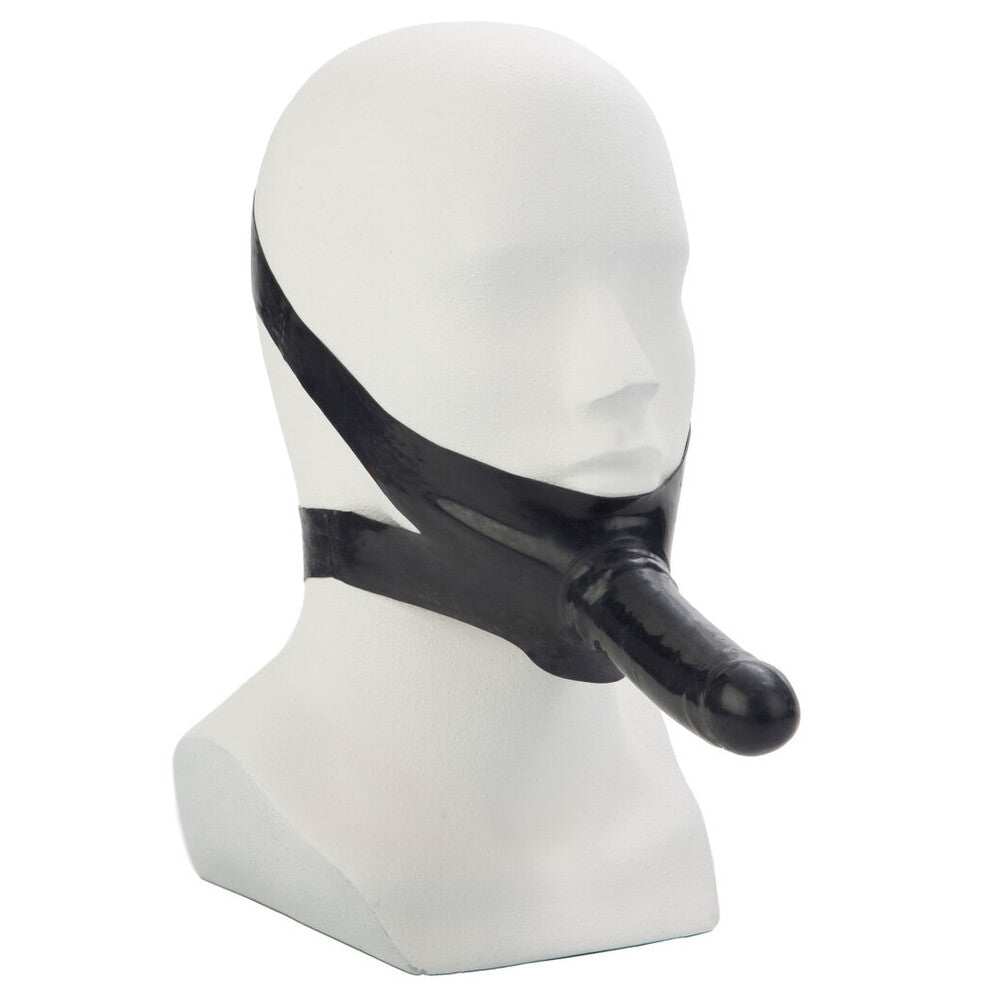 Accommodator Face Strap-On Dildo (Black) 5 Inch Silicone Strap-On Dildo > Bondage Gear > Gags and Bits Main image