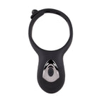 Adjustable Black Vibrating Cock Ring with Dual Motors and Remote > Cock Ring > Vibrating